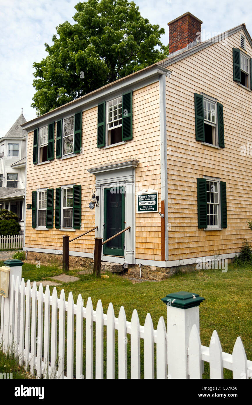 Conant House, Museums on the Green, Falmouth, Cape Cod Stock Photo Alamy