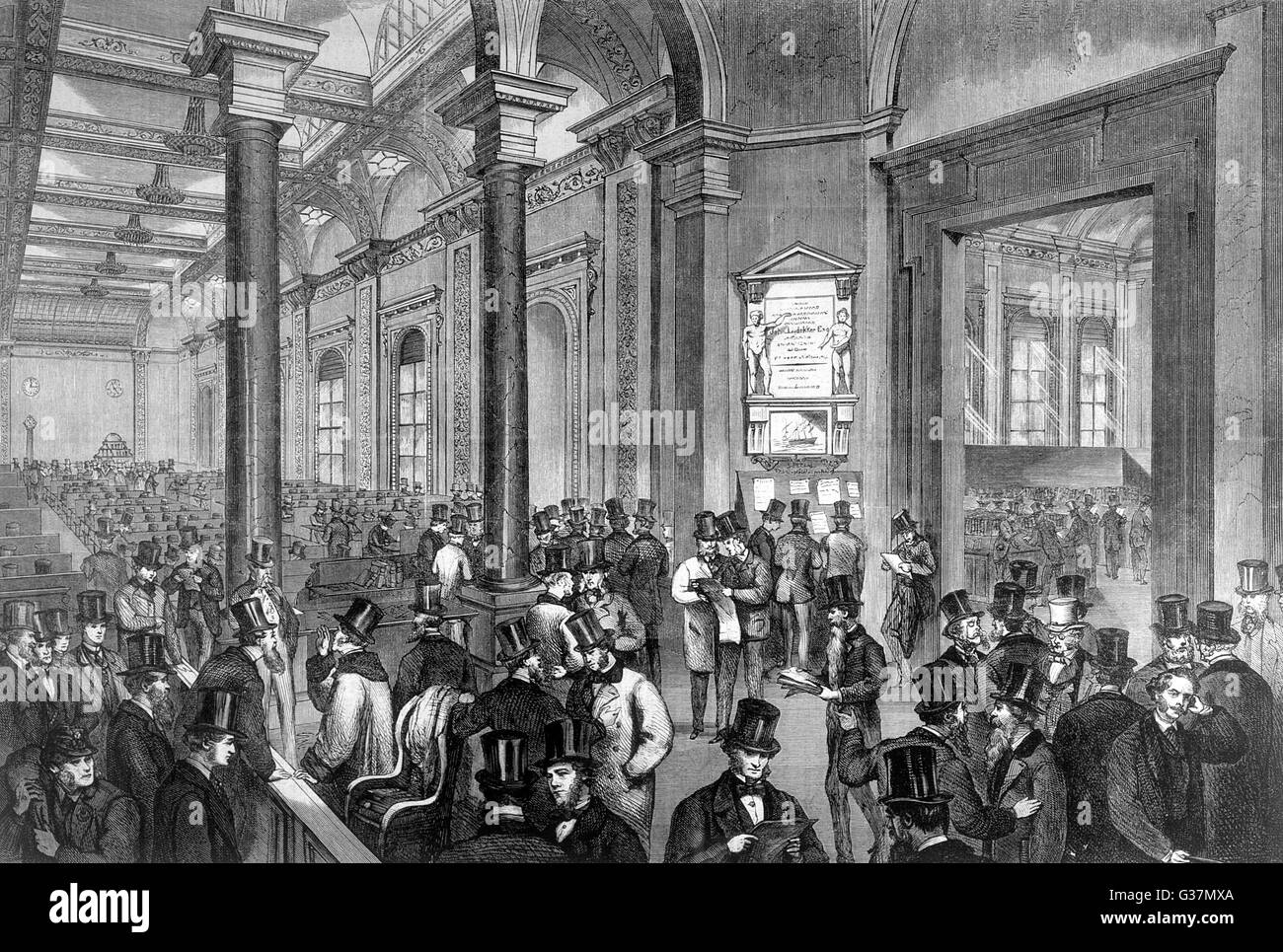 LLOYDS MAIN HALL Stock Photo Alamy