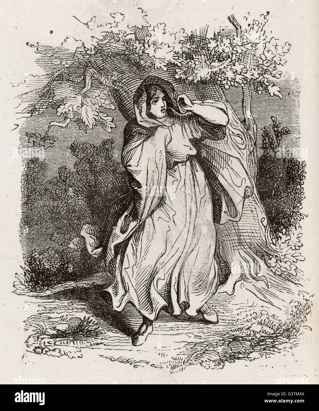 An Irish spirit...          Date: 1863 Stock Photo