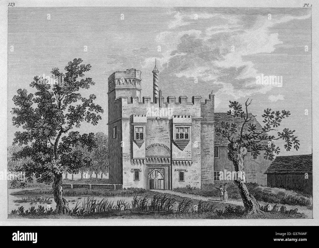 Site of Rye House Plot to Assassinate Charles II Stock Photo