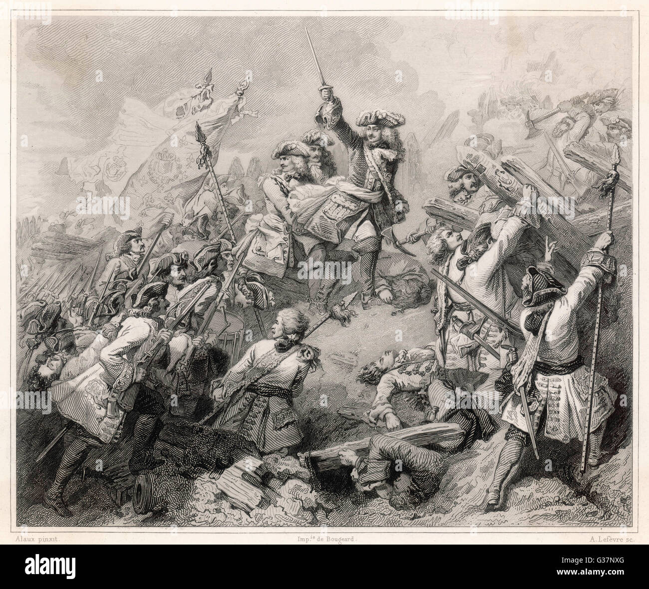 War of The Spanish Succession - Denain Stock Photo