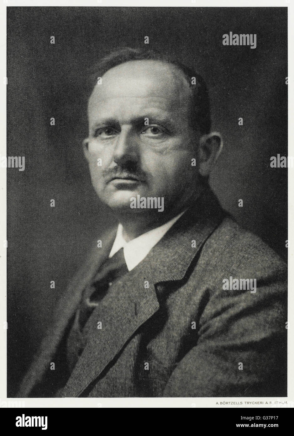 German Chemist Hans Fischer Stock Photo