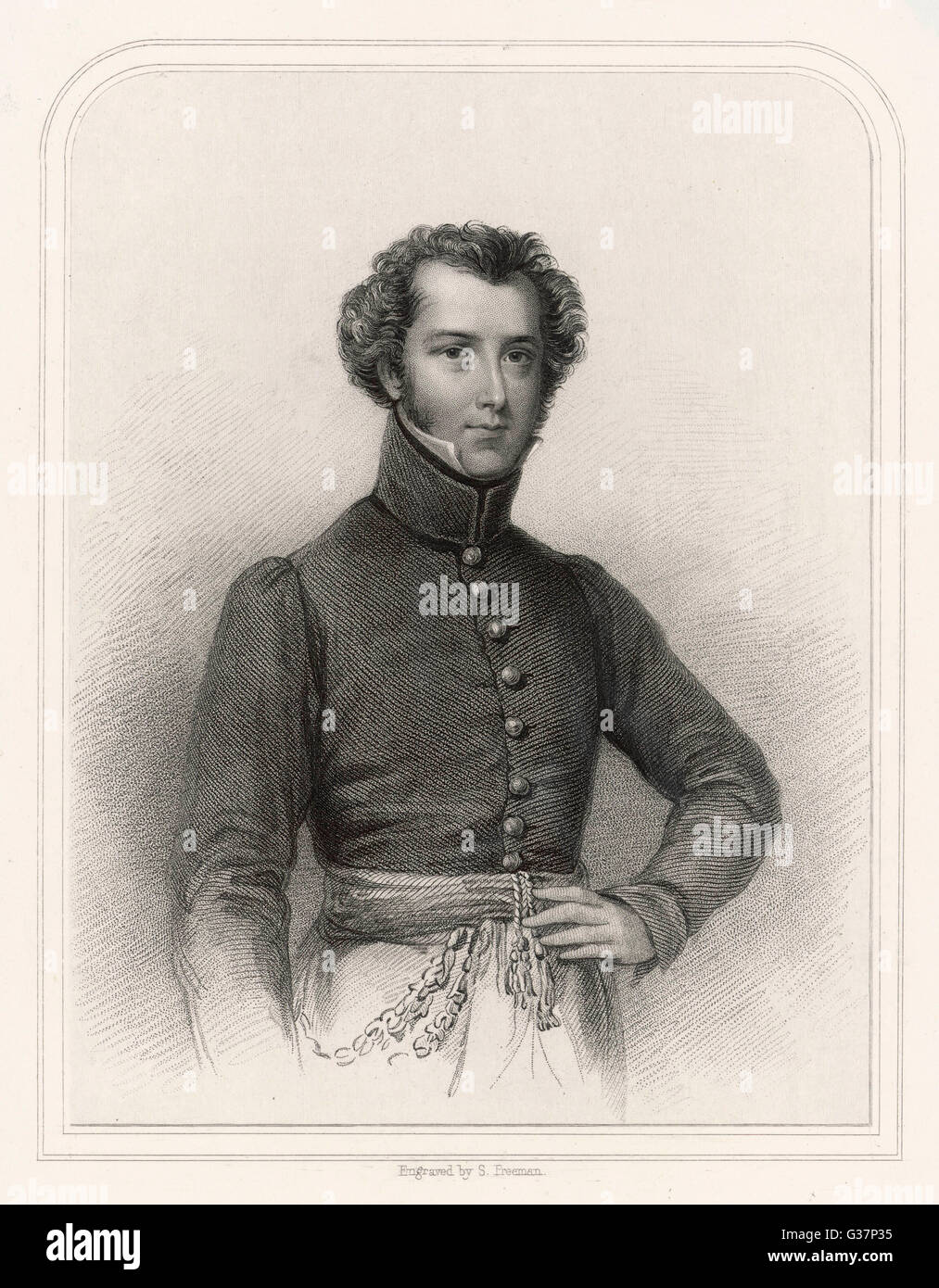 Alexander Gordon Laing (1793 - 1826), a British traveller in Africa.     Date: circa 1820 Stock Photo