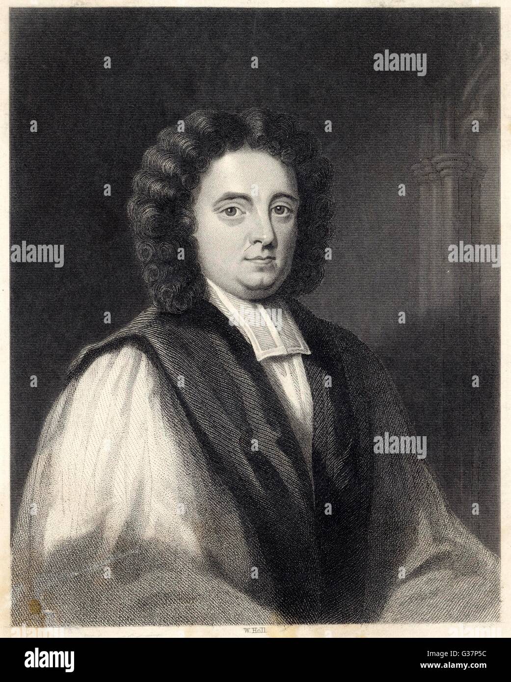 George Berkeley (1685-1753), Irish bishop and philosopher, opposed materialism, and founded a form of Idealism.     Date: circa 1730 Stock Photo