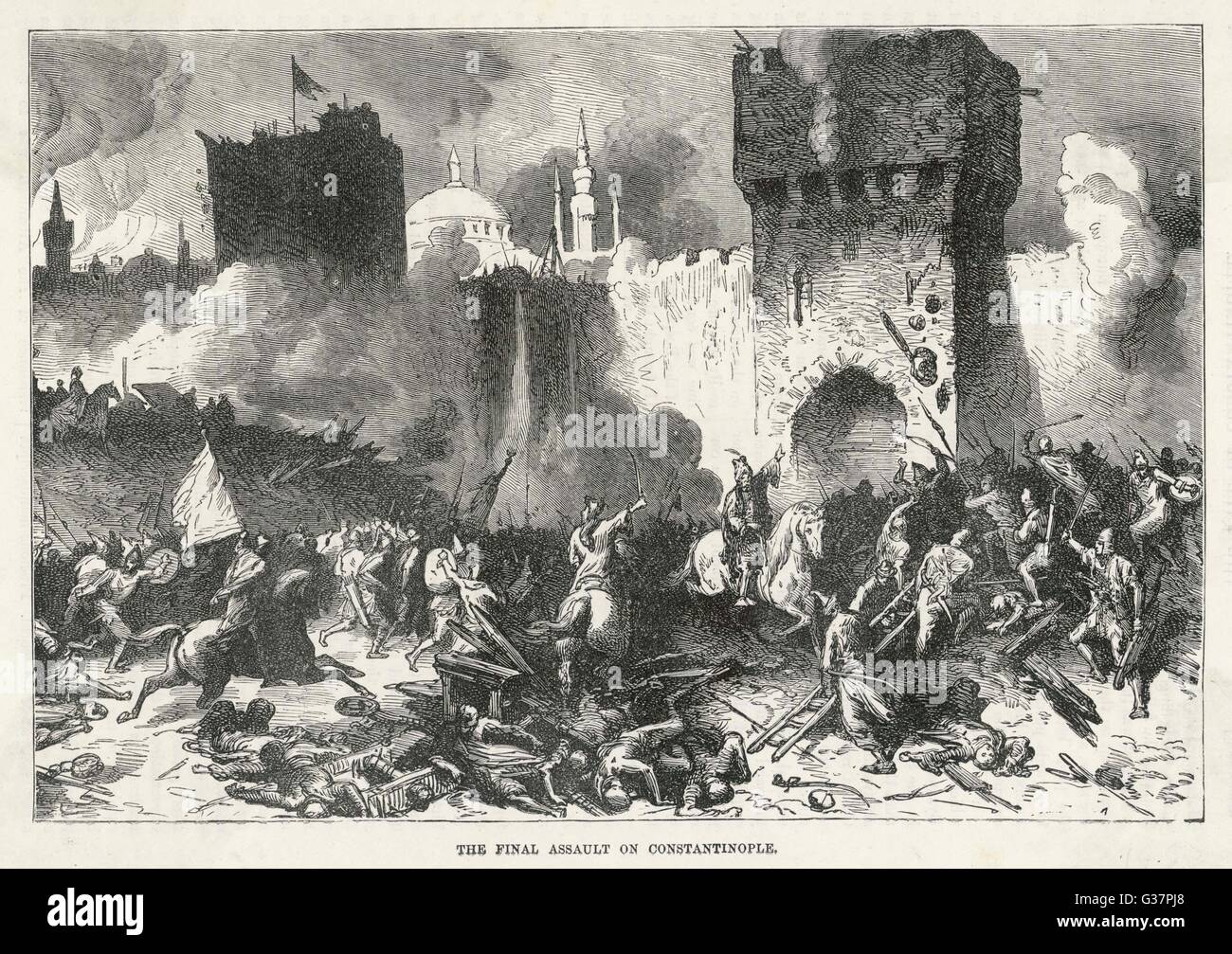 Siege Of Constantinople The Turks Under Sultan Mehmed Ii Make Their Siege Of Constantinople The Turks Under Sultan Mehmed Ii Make Their