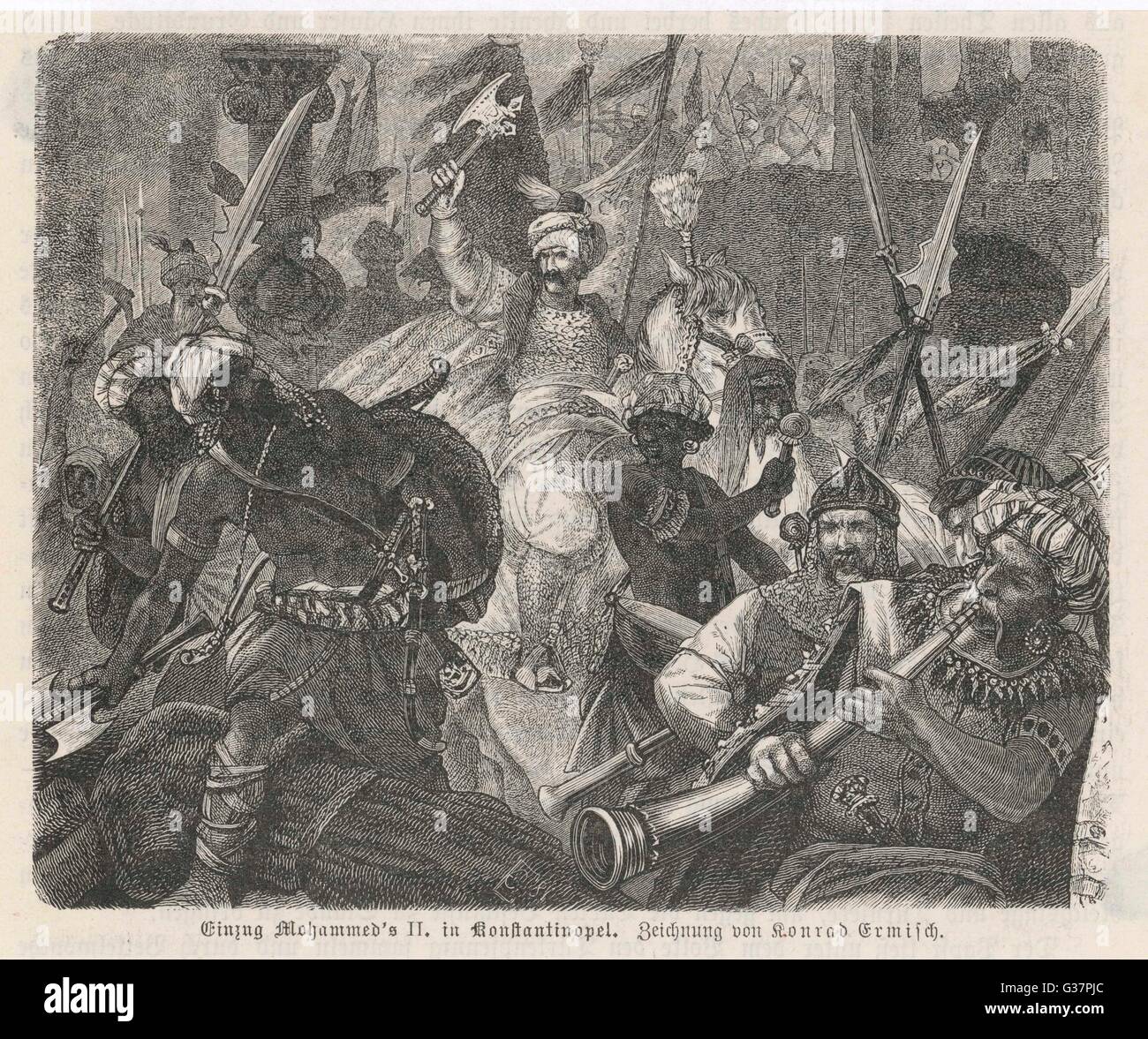 SIEGE OF CONSTANTINOPLE Stock Photo Alamy