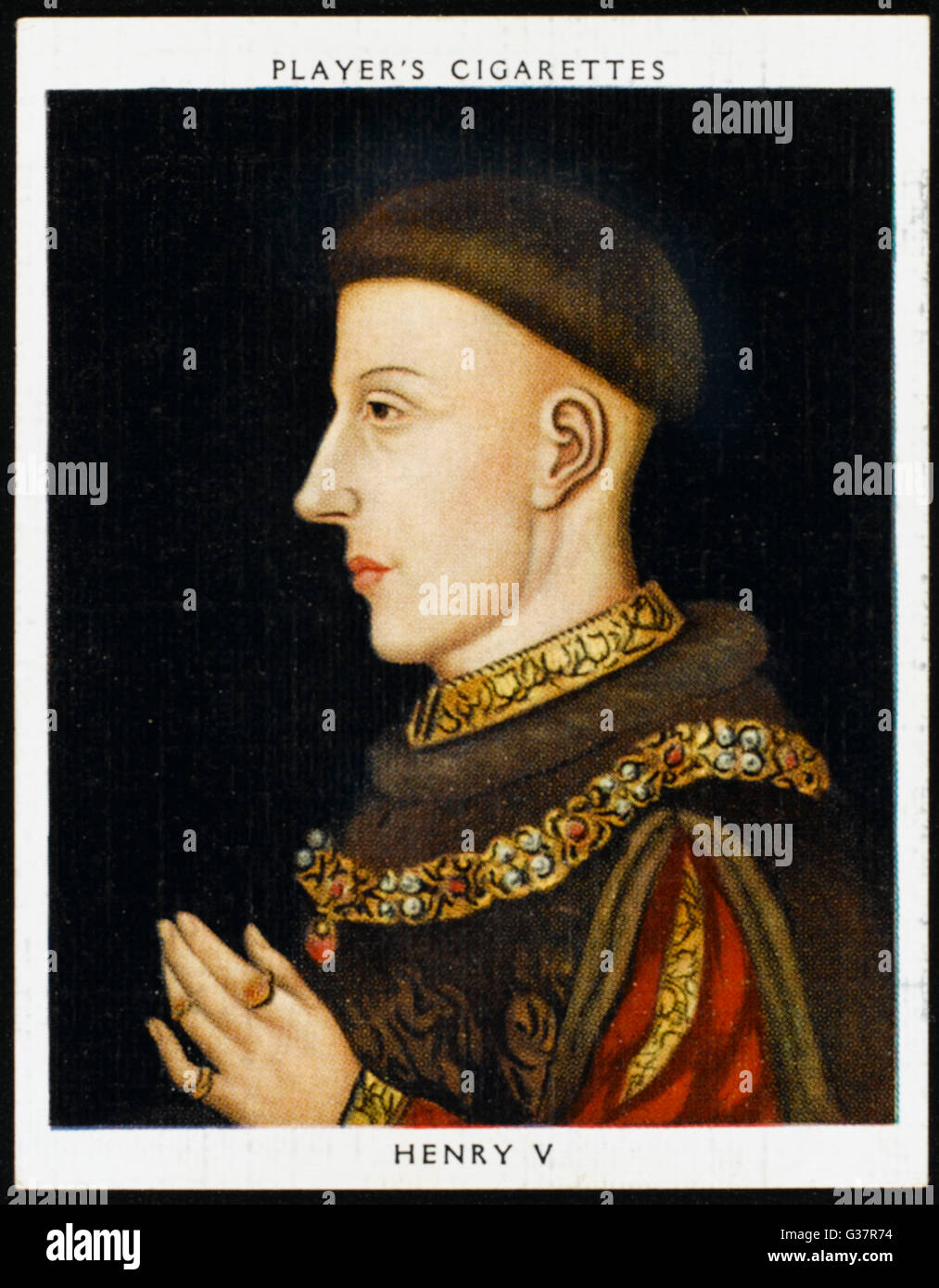 HENRY V OF ENGLAND (1387 - 1422) Reigned 1413 - 1422 Stock Photo - Alamy