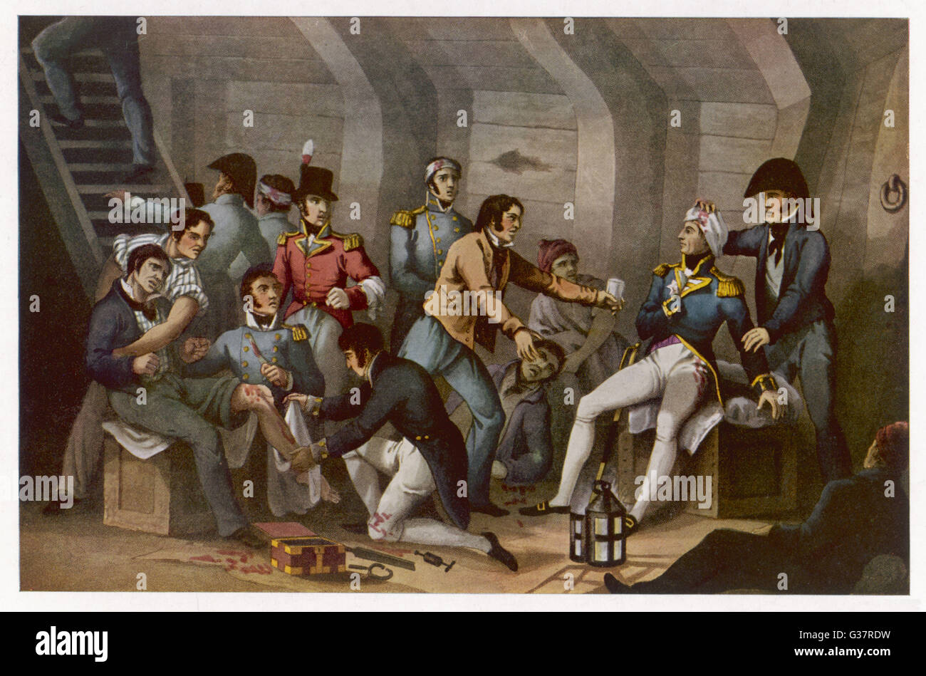 BATTLE OF THE NILE 1798 Stock Photo Alamy