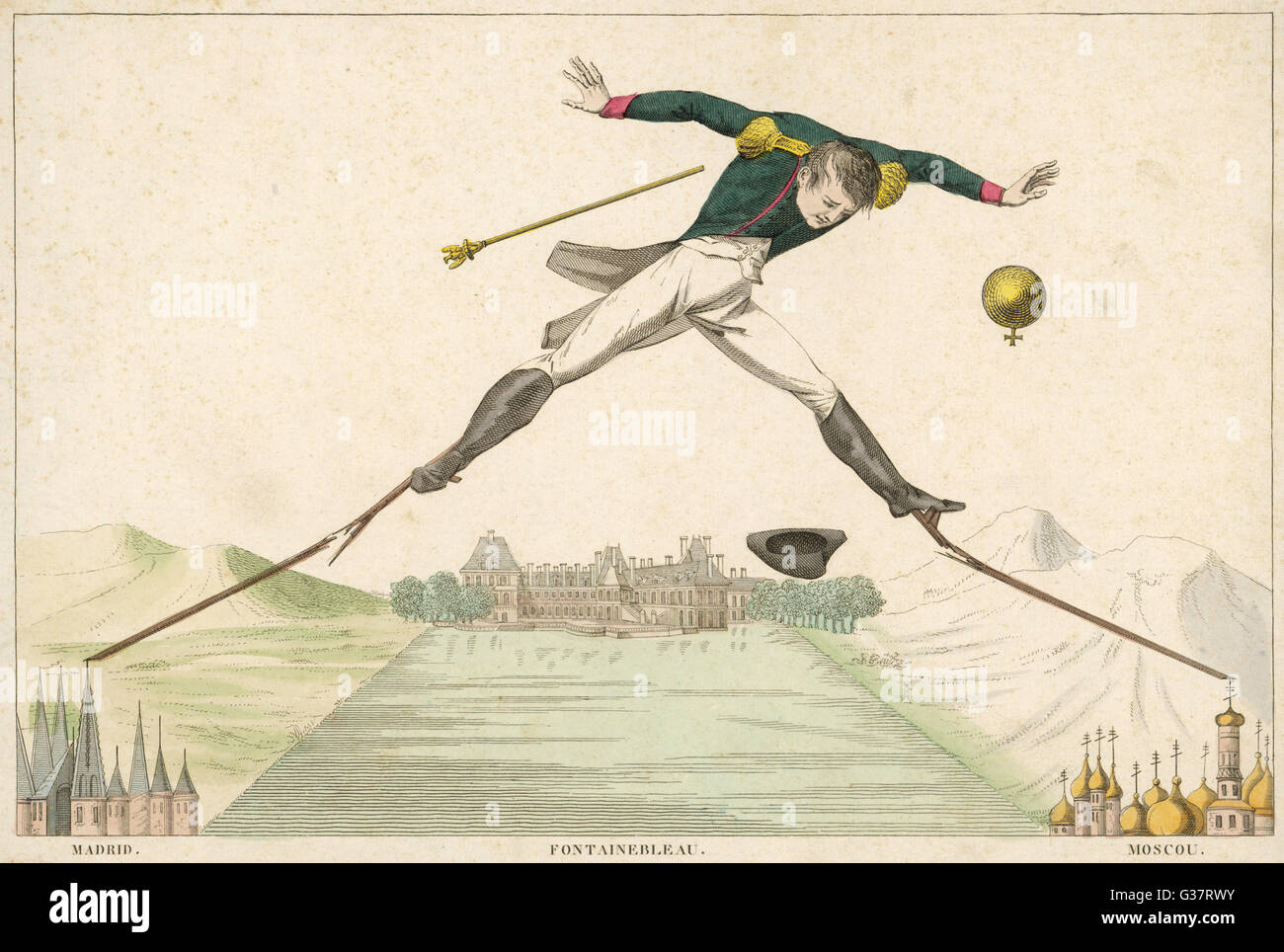 Napoleon cartoon hi-res stock photography and images - Alamy