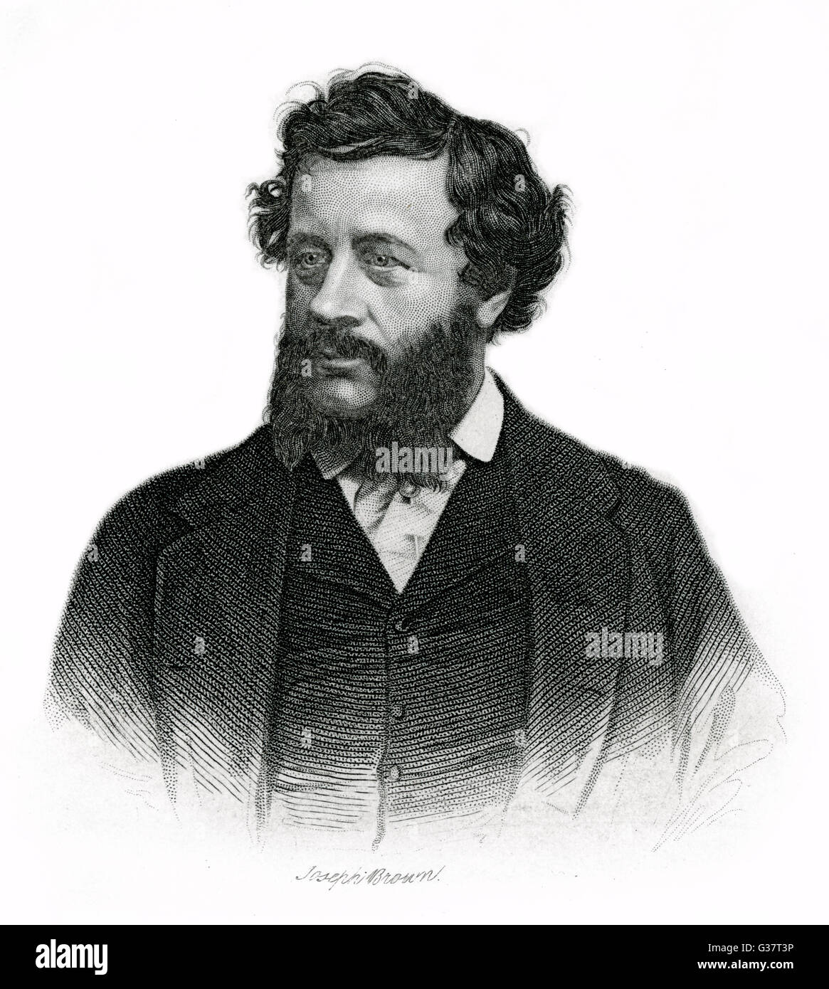 CHARLES ELME FRANCATELLI -  Chef.        Date: 1805 - 1876 Stock Photo