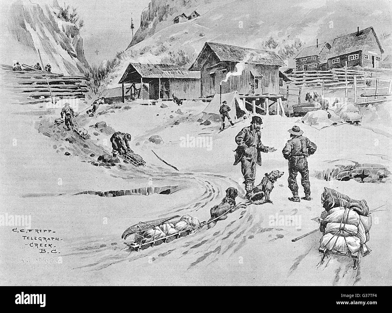 KLONDIKE GOLD RUSH Stock Photo Alamy