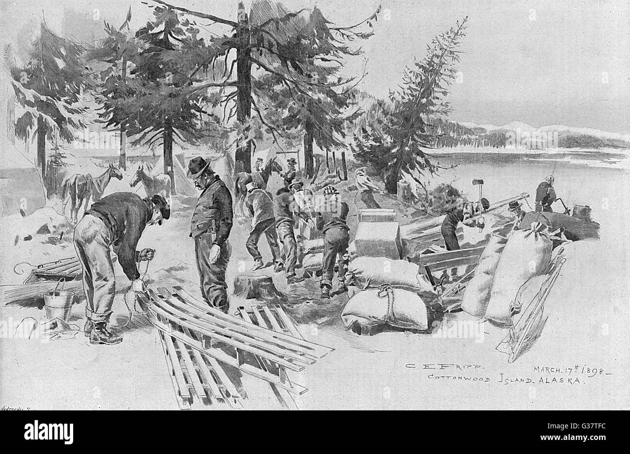 KLONDIKE GOLD RUSH Stock Photo Alamy