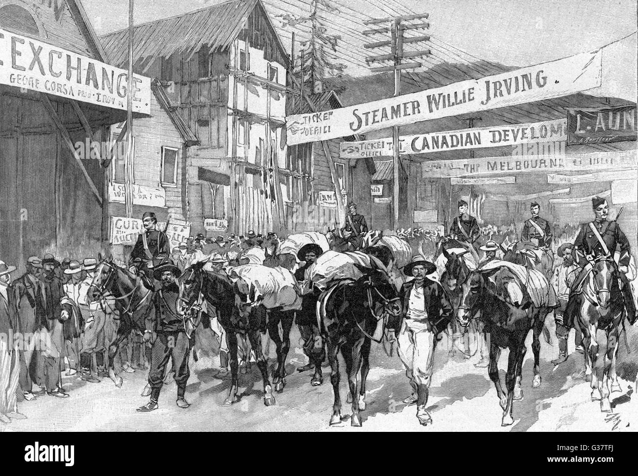 Klondike Gold Rush Stock Photo Alamy Klondike Gold Rush Stock Photo Alamy