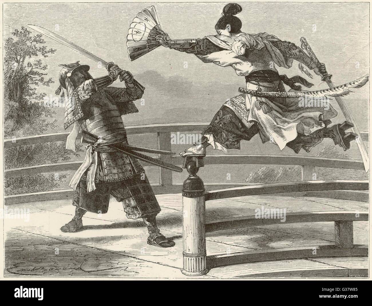 Japanese Sword Fighting High Resolution Stock Photography and Images