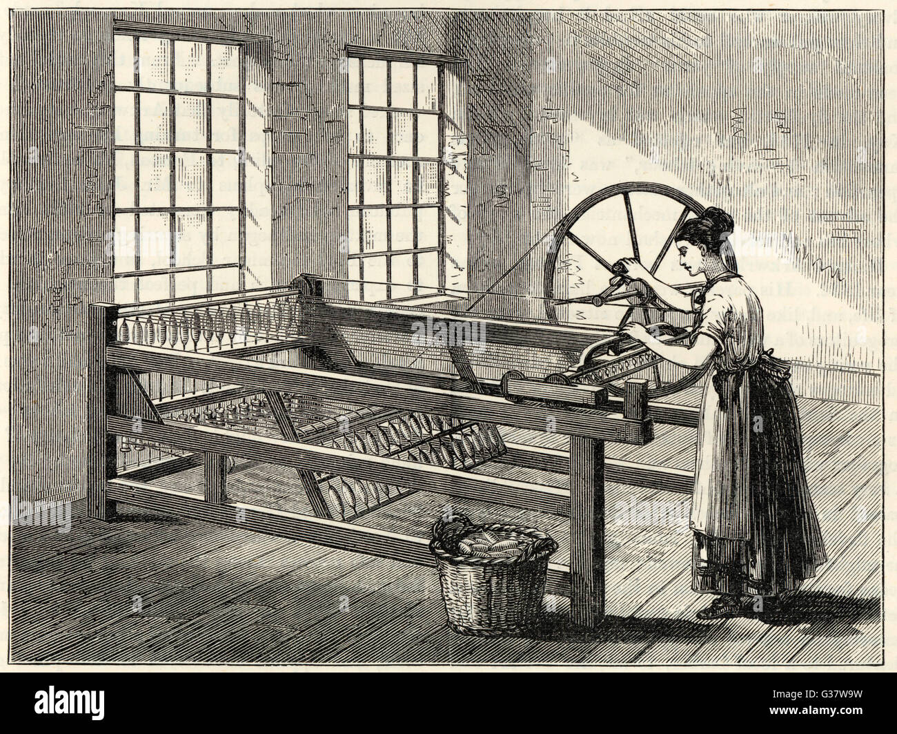 HARGREAVES' SPINNING JENNY James Hargreaves in 1767 invented this jenny which could spin 8 bobbins at once ; later this was increased to 16 Date: 1767
