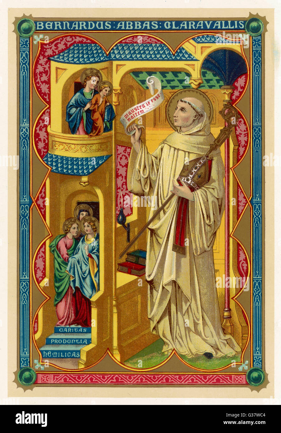 SAINT BERNARD OF CLAIRVAUX (1090 1153) French religious who Stock