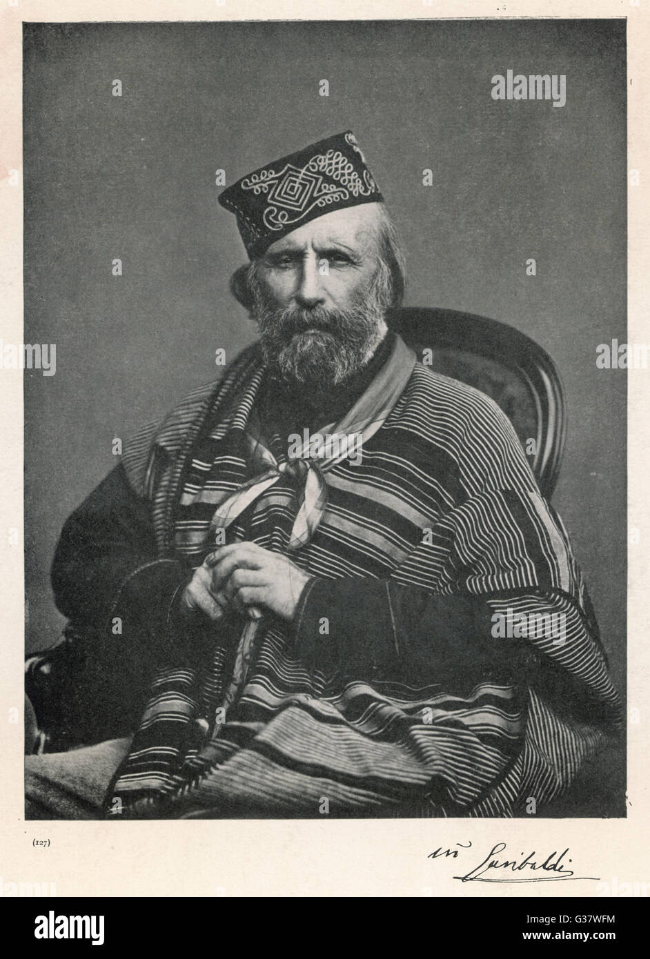 GIUSEPPE GARIBALDI  Italian patriot.        Date: 1807 - 1882 Stock Photo