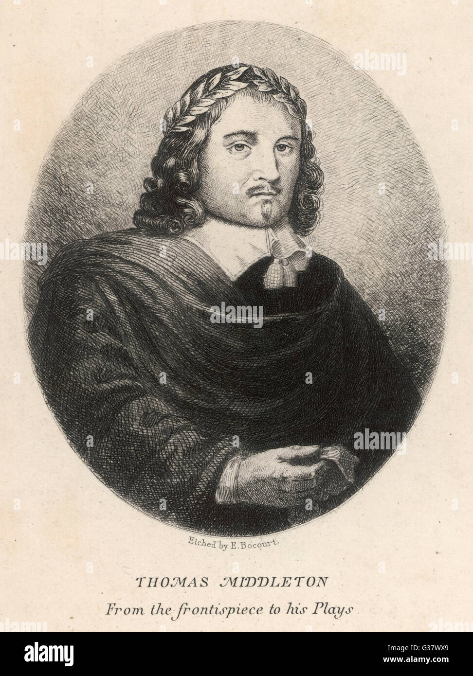 THOMAS MIDDLETON  Dramatist        Date: 1570 - 1627 Stock Photo