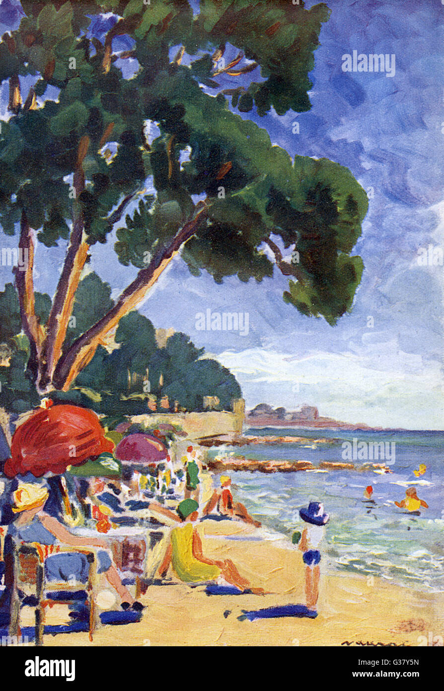 1930s beach scene hi-res stock photography and images - Alamy