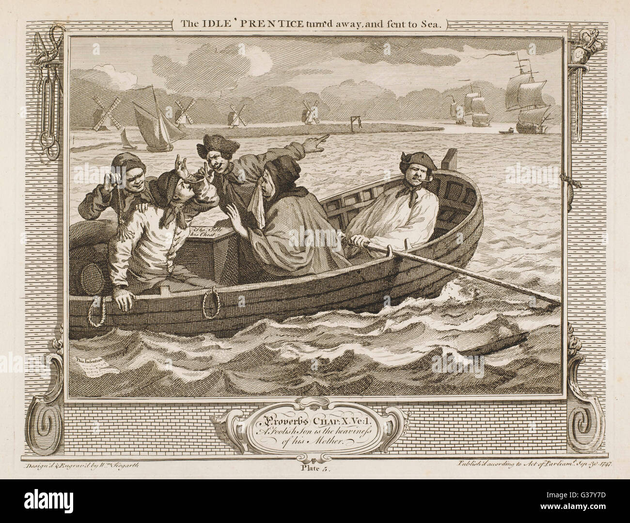 The idle apprentice is turned away and sent to sea (final destination
