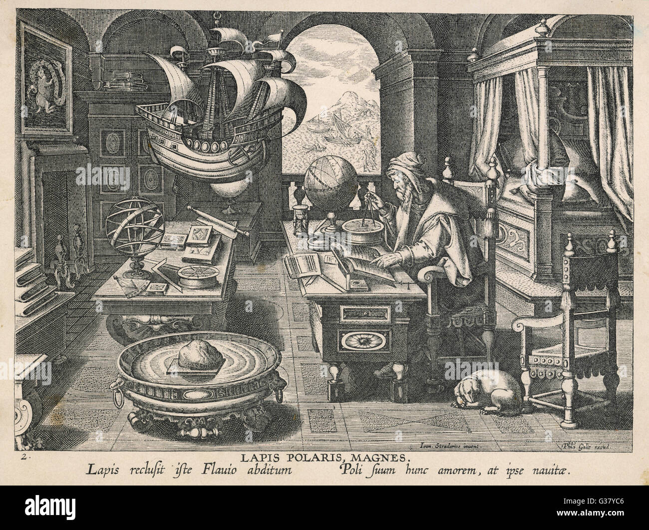 Magnetic compass 16th century hi-res stock photography and images - Alamy
