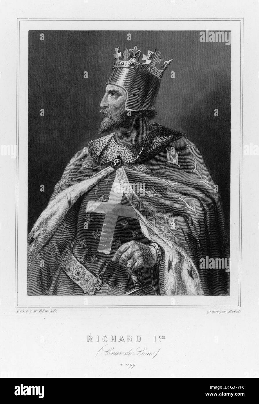 King Richard I Stock Photo