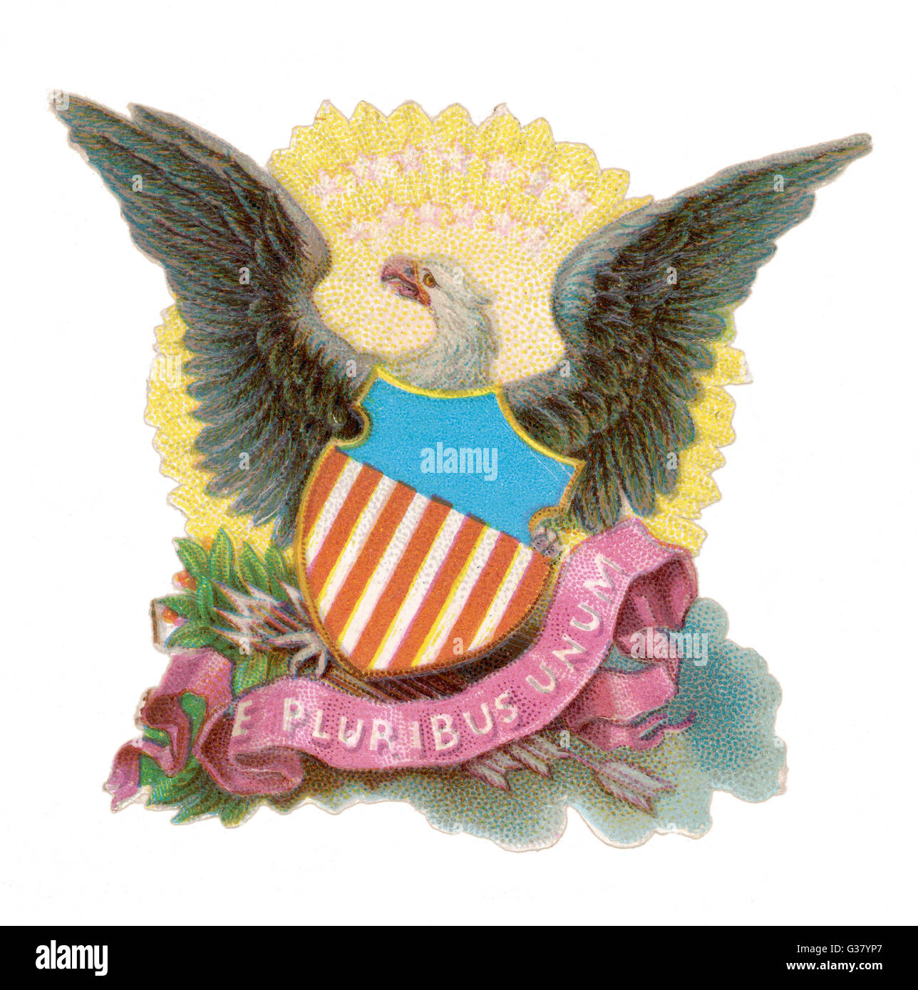 The American eagle          Date: circa 1880 Stock Photo