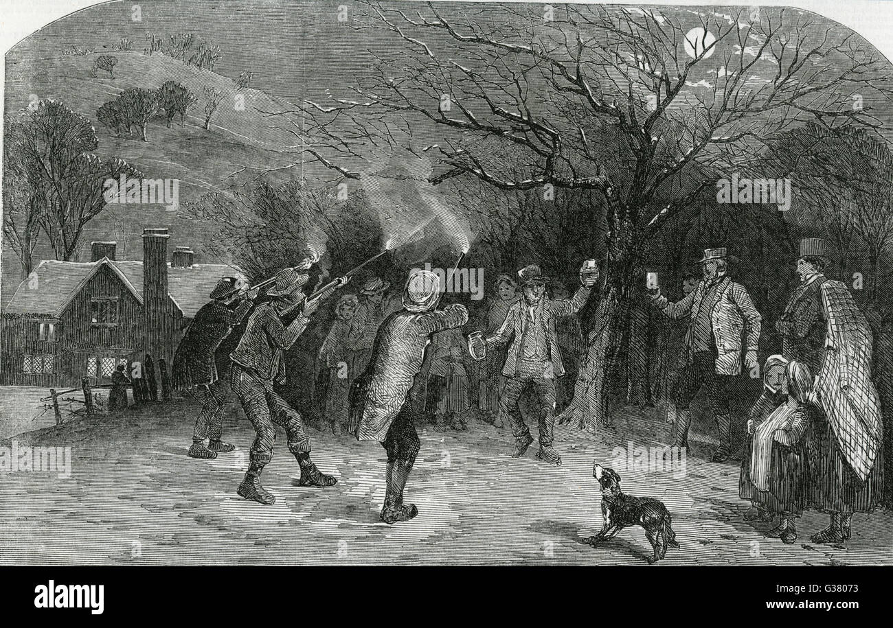 TWELFTH EVE 1851 Stock Photo