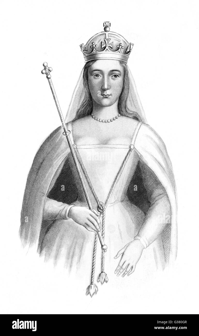 Anne Neville, Queen of Richard III     Date: 1456 - 1485 Stock Photo