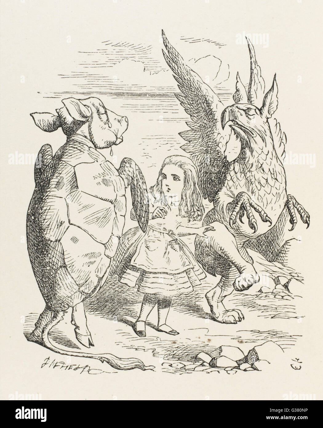 Tenniel alice lobster hi-res stock photography and images
