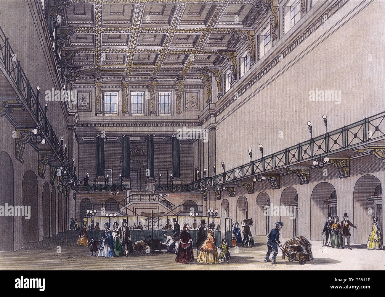 Euston Great Hall Stock Photo