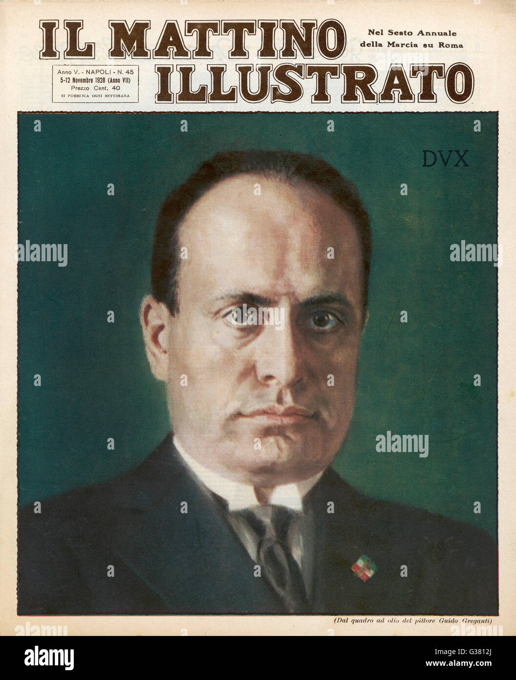 Benito Mussolini Colour