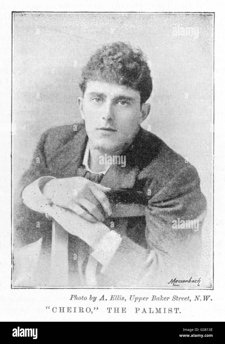 Count LOUIS HAMON [known as CHEIRO] Irish palm reader Date 1866 1936