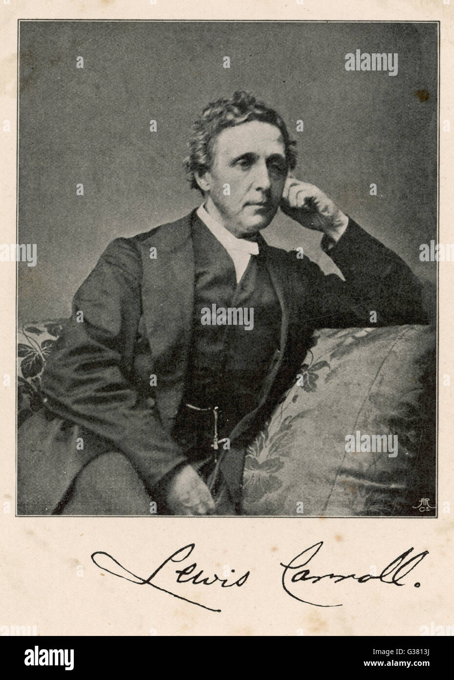 LEWIS CARROLL Real name : Charles Lutwidge Dodgson English mathematician and writer - creator of 'Alice' Date: 1832 - 1898 Stock Photo