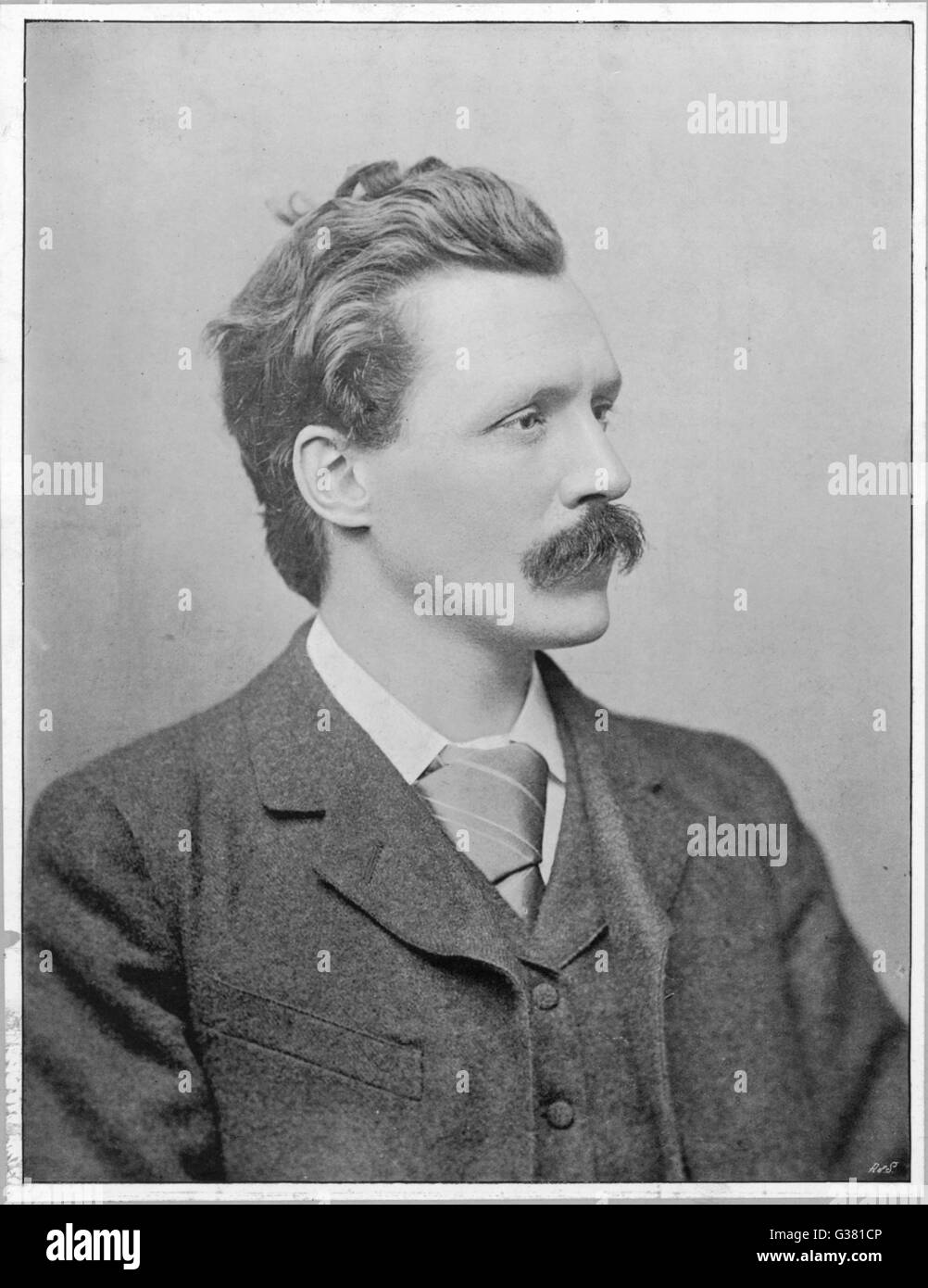 GEORGE ROBERT GISSING English novelist Date: 1857 - 1903 Stock Photo