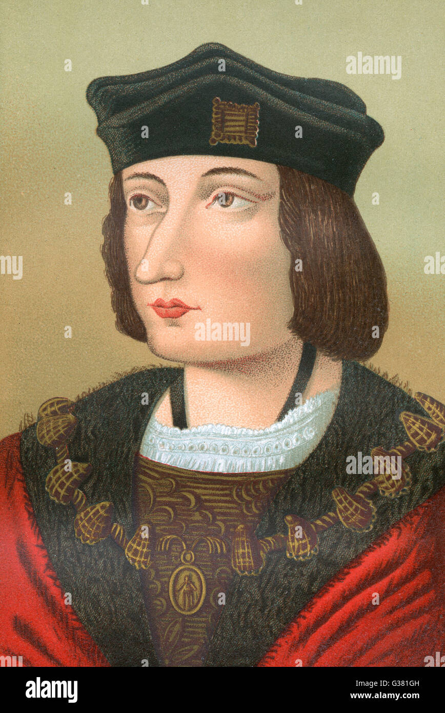 CHARLES VIII OF FRANCE Stock Photo