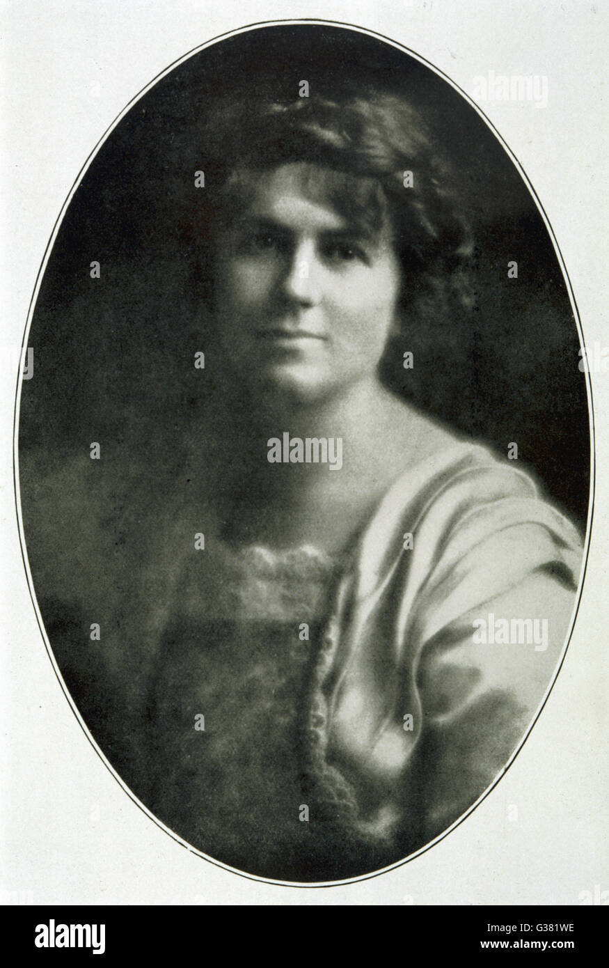 Mina Stinson, Mrs Crandon, known as 'Margery' controversial American spirit medium Date 1888