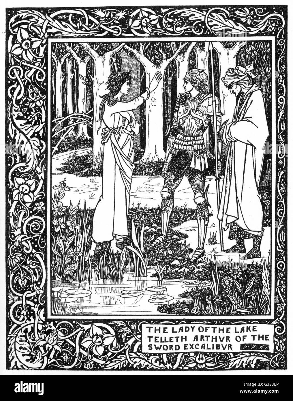 Excalibur - Beardsley Stock Photo