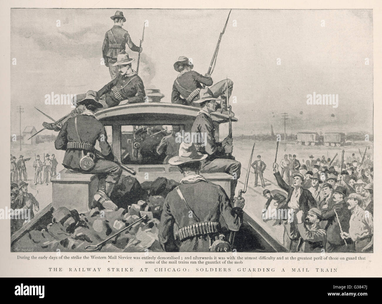 Chicago Mob Riots Chicago mob hi-res stock photography and images - Alamy