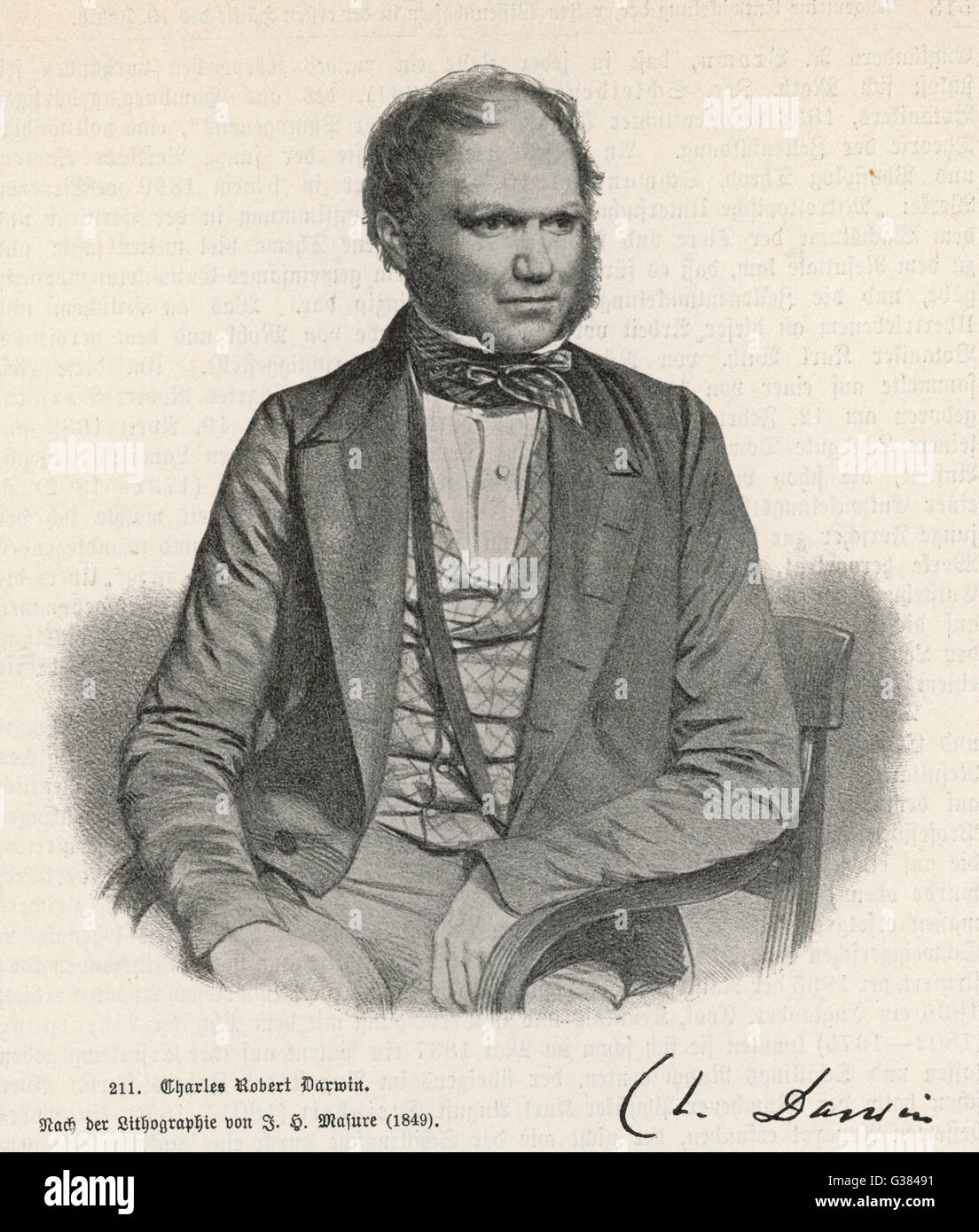 Charles Darwin Stock Photo