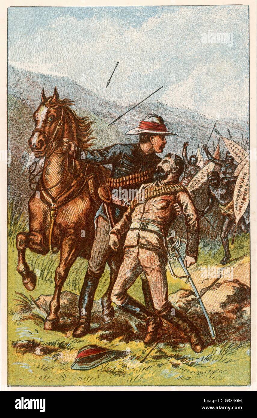 ZULU WAR 1879 Stock Photo