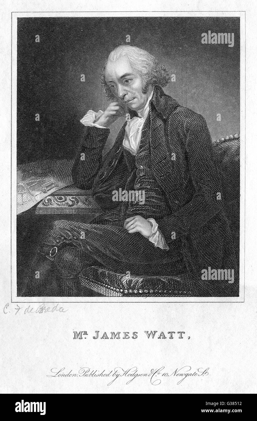 JAMES WATT  Scottish engineer        Date: 1736 - 1819 Stock Photo