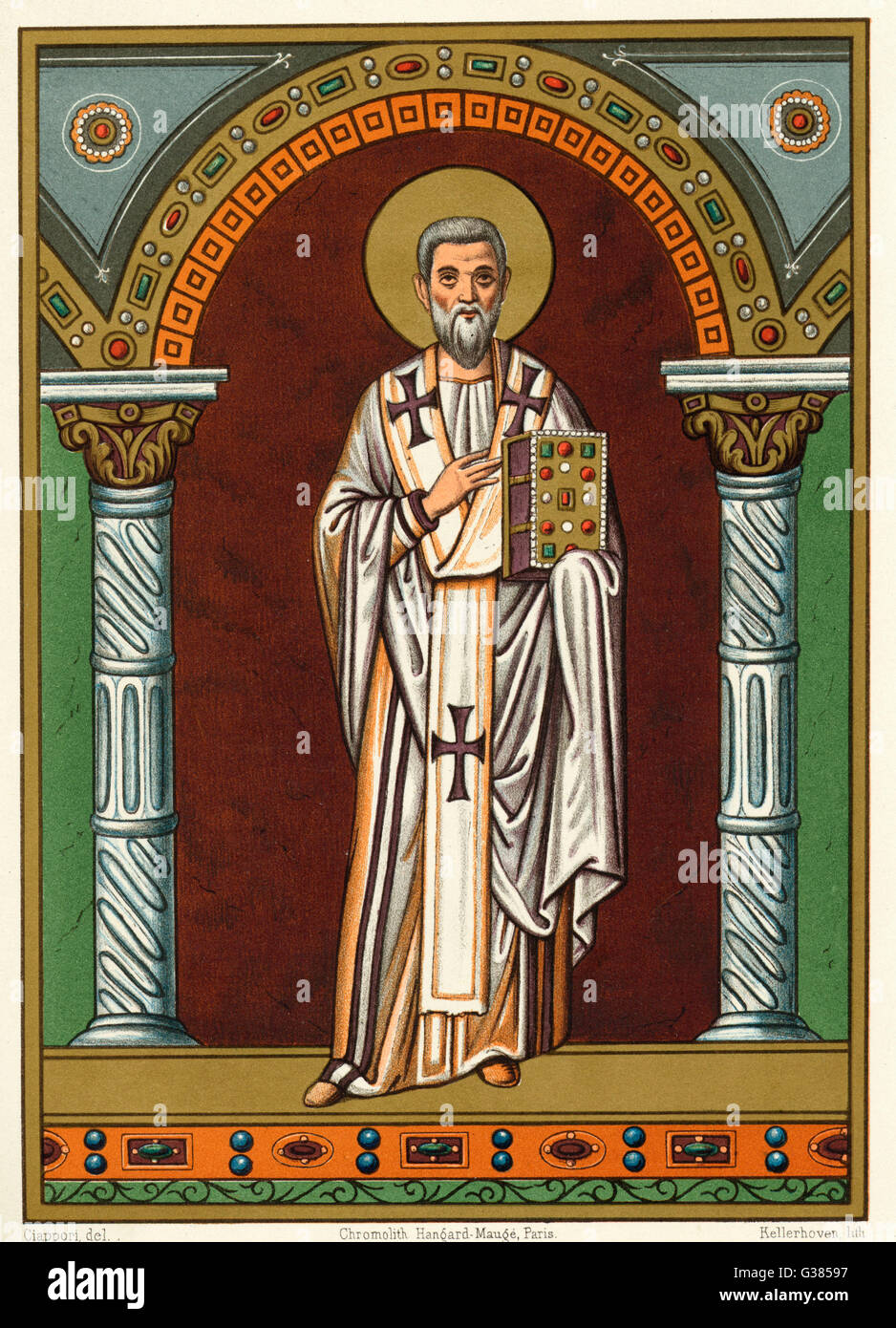 ST GREGORY OF NAZIANZUS Stock Photo