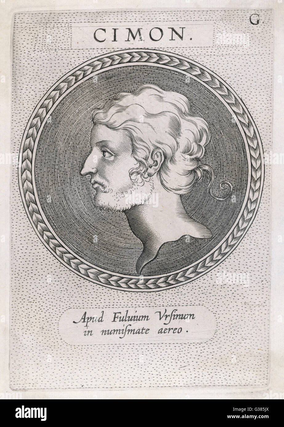 Cimon - Athenian general & statesman Stock Photo