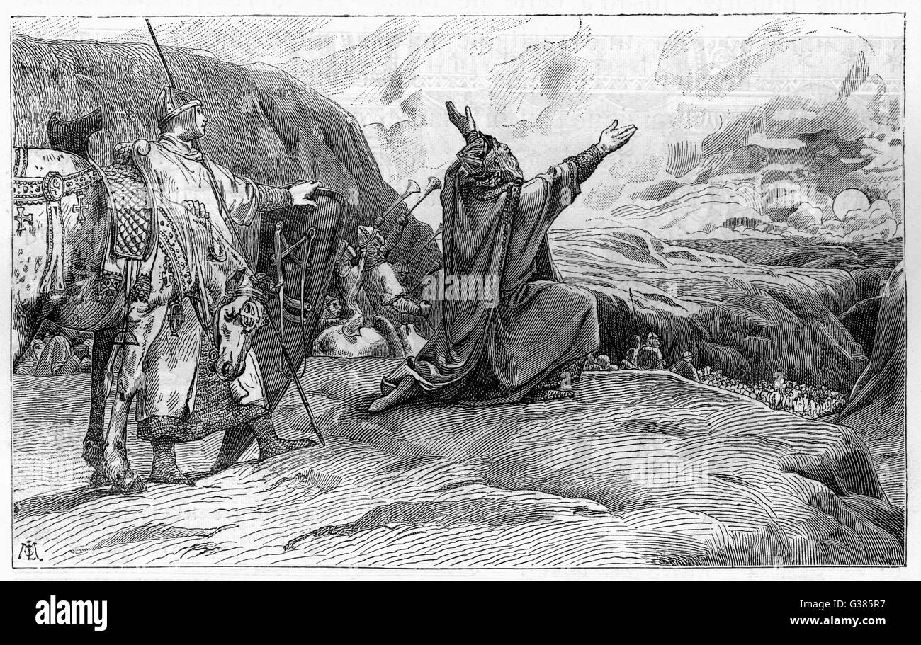 CHARLEMAGNE HALTS SUN Stock Photo Alamy