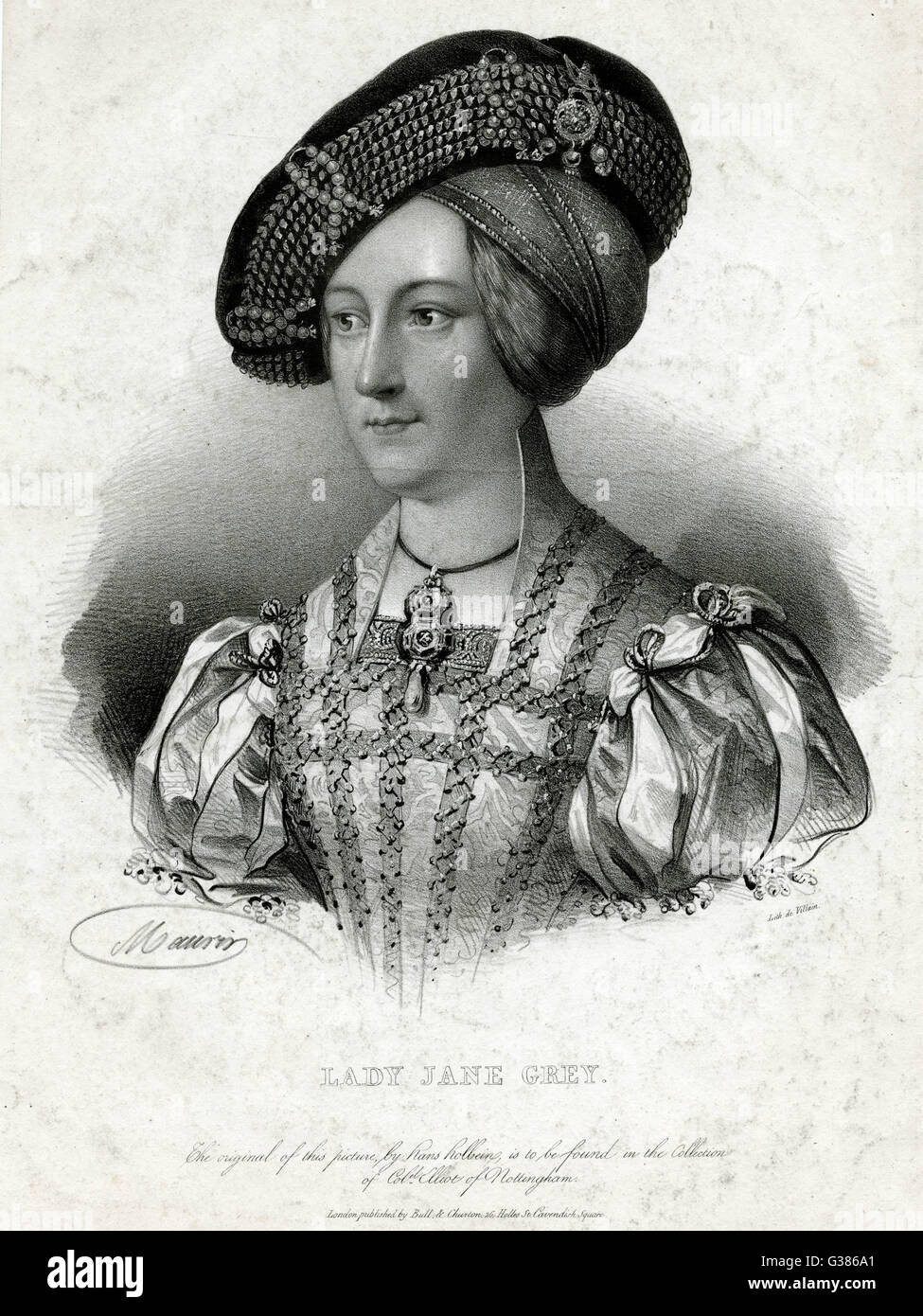 LADY JANE GREY Stock Photo