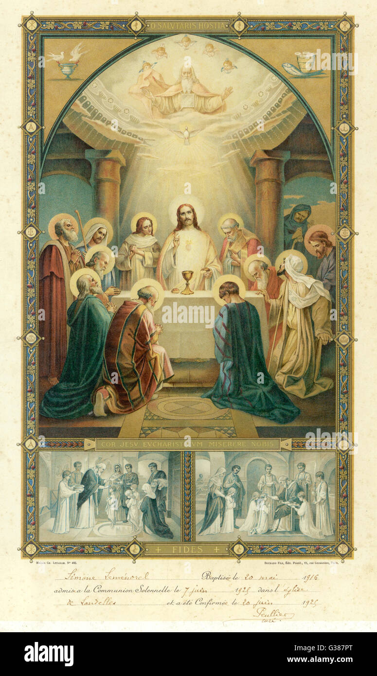 The Last Supper Disciples Labeled