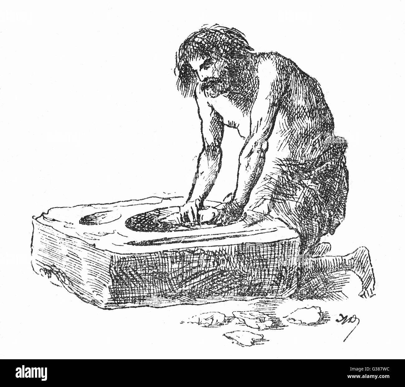 Stone Age Silex Stock Photo Alamy