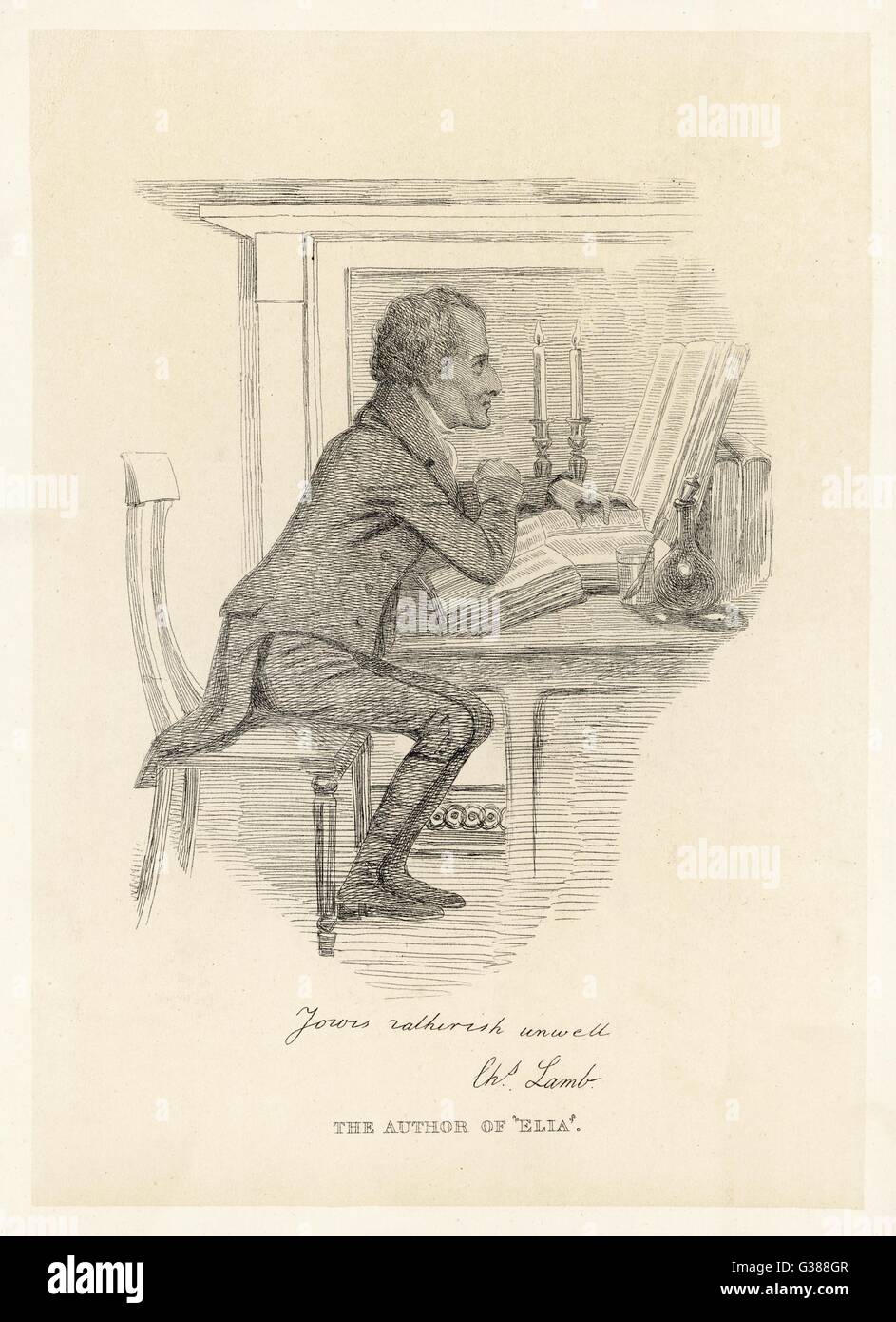 CHARLES LAMB Stock Photo