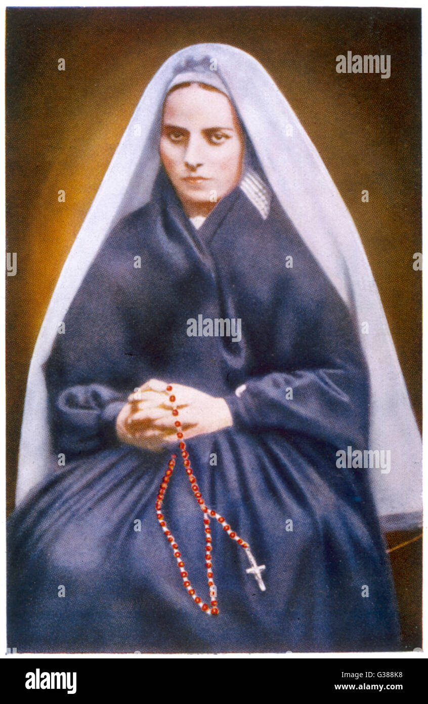 Bernadette soubirous hi-res stock photography and images - Alamy